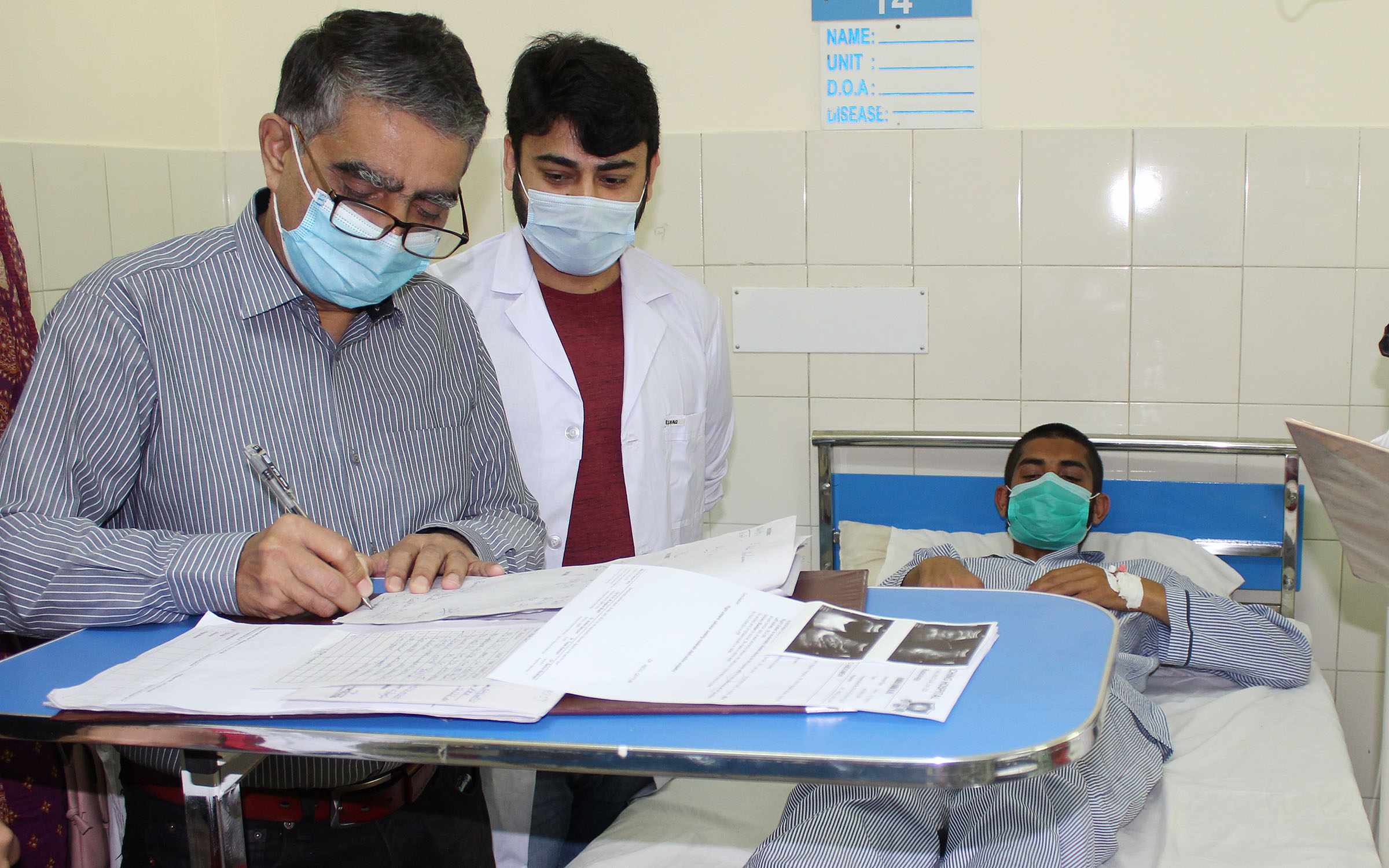 Operating theater prepared for surgery