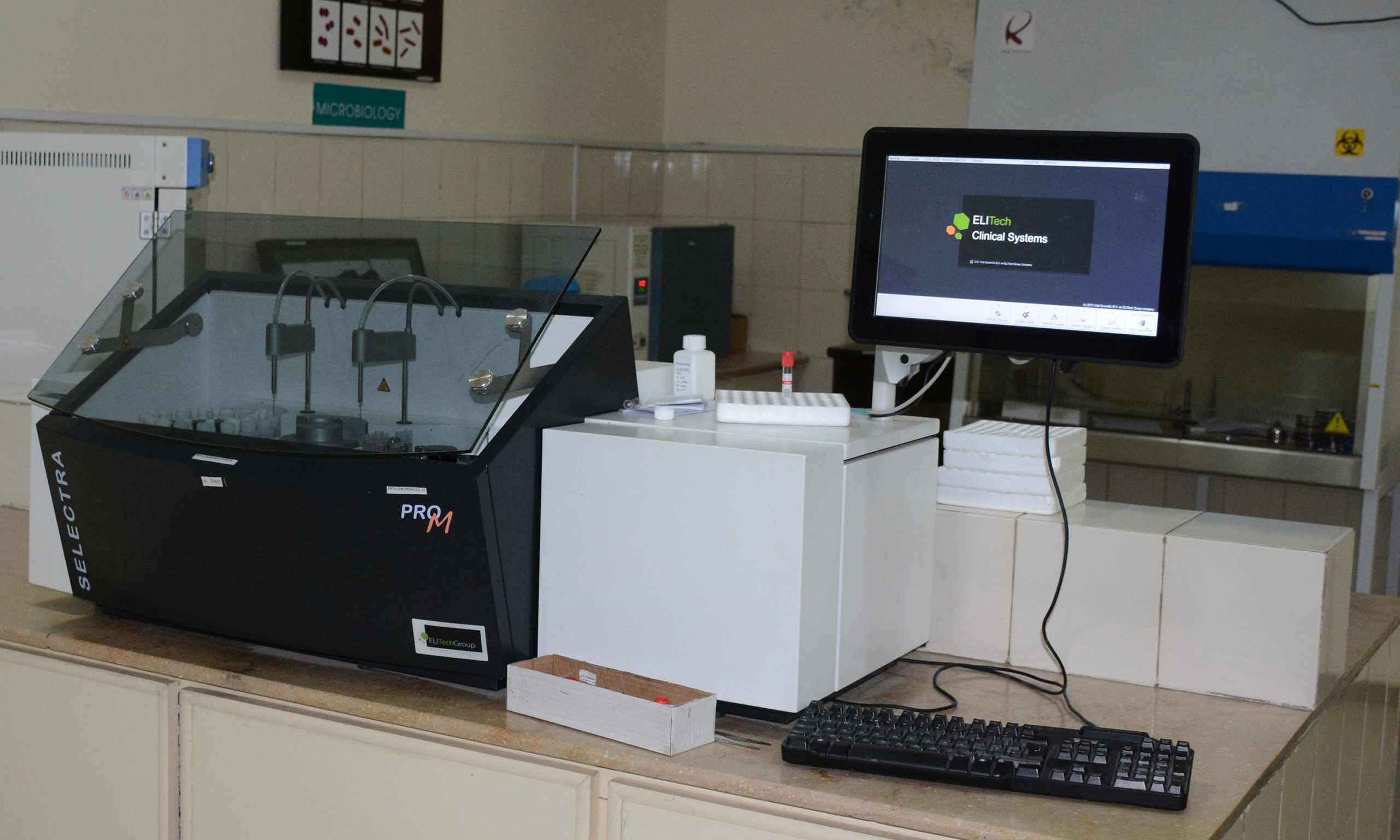 Laboratory interior