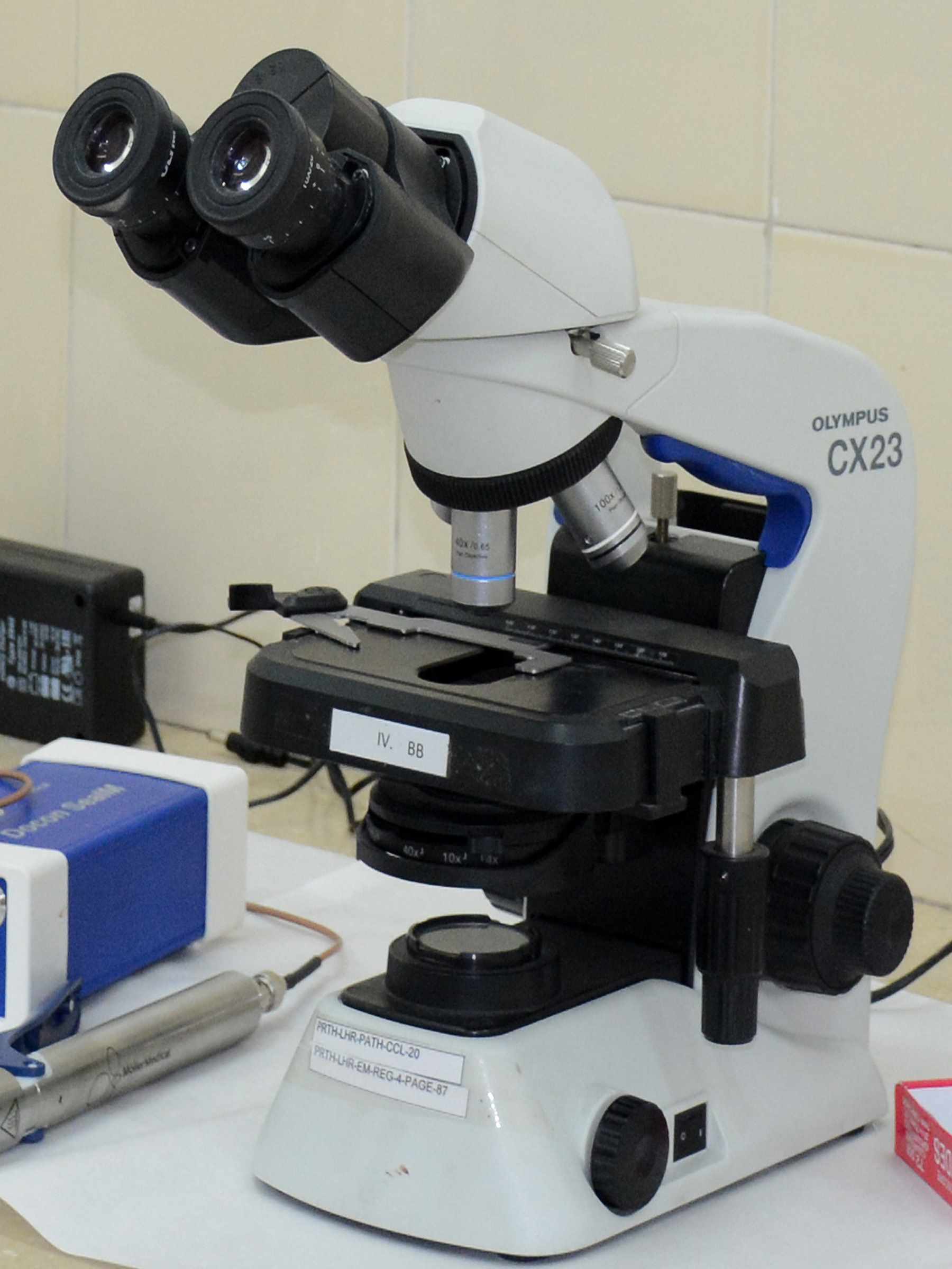 Laboratory testing area